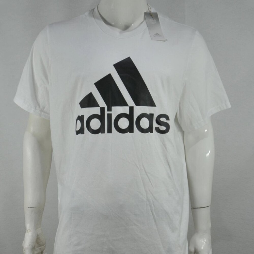 Adidas Amplifier Men's T-shirt 2XL Printed tee Short Sleeve White NWT